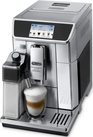 DeLonghi Kaffeevollautomat "PrimaDonna Elite Experience ECAM656.85.MS - 18 Rezepte, heiß & kalt" heiße Trinkschokolade, eisgekühlter Kaffee, kalter Milchschaum & mehr