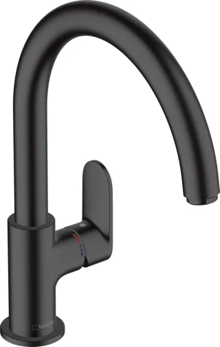 Hansgrohe Spültischmischer 260 Vernis Blend M35 1jet mattschwarz, 71870670 71870670