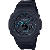 CASIO G-SHOCK Chronograph GA-2100-1A2ER, Quarzuhr, Armbanduhr,Herrenuhr,digital, bis 20bar wasserd.Resinarmband