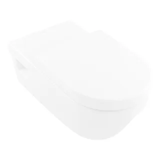 Villeroy und Boch Vicare Universal Wand-WC-Combi-Pack 56498101 Tiefspüler, wandhängend, Abgang waagerecht