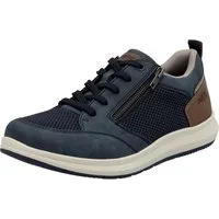 Rieker Sneaker, Halbschuh, Freizeitschuh, Schnürschuh mit seitlichem Reißverschluss
