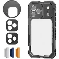 Neewer Handyhülle PA144 iPhone Käfig mit 67mm Filterring & T-Mount, Für iPhone 17 Pro Max