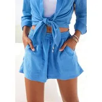 Vivance Strandshorts mit luftig-leichtem Bein aus Strukturware, leichte Sommershorts, Strandshorts, Sommerhose