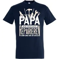 Youth Designz T-Shirt Papa Reparieren Herren Shirt mit lustigem Frontprint