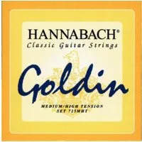 Hannabach Saiten, (K-Git.Saiten Satz 725 MHT Nylon Goldin Super Carbon), K-Git.Saiten Satz 725 MHT Nylon Goldin Super Carbon -