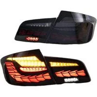 LLCTOOLS Rückleuchte Hell leuchtende LED Rückleuchte mit E-Prüfzeichen passend für BMW, 5er F10 Limousine (2010-2016), Rücklicht, Bremslicht, Nebelschlussleuchte, Blinklicht und Rückfahrlicht, Voll LED, LED fest integriert, Dynamischer Blinker, Mit L