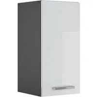Vicco Hängeschrank R-Line, Weiß Hochglanz/Anthrazit, 30 cm (1-St)