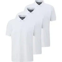s.Oliver Poloshirt 3er Pack Basic (Spar-Set, 3-tlg) Poloshirt - Baumwolle - Atmungsaktiv - Piqué Qualität