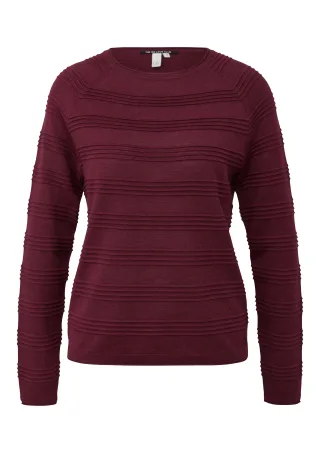 qs - Strickpullover rot - Gr. - XL