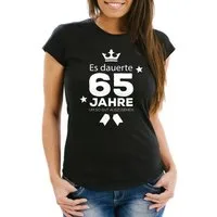 MoonWorks Print-Shirt Damen T-Shirt runder Geburtstag Volljährig Es dauerte Jahre um so gut auszusehen 18 20 25 30 40 50 60 70 75 80 Jahre Fun-Shirt Moonworks® mit Print
