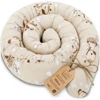 Totsy Baby Seitenschläferkissen Bettschlange Body Pillow - Kopfkissen lang Bettrolle Schlafkissen