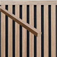 HOME DELUXE Abschlussleiste für Akustikpaneel ENDO - 80 cm, MDF, 1-St., passend für Akustikpaneele SONIC, Wandpanelee Lamellenverkleidung