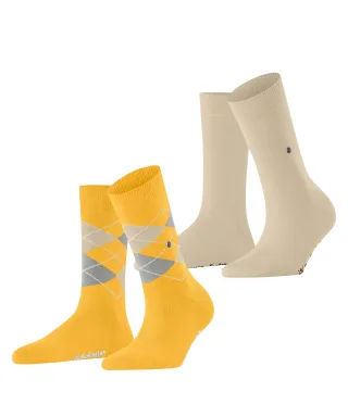 Burlington - Burlington Everyday Mix 2-Pack Damen mustard - Gr. - 38.5