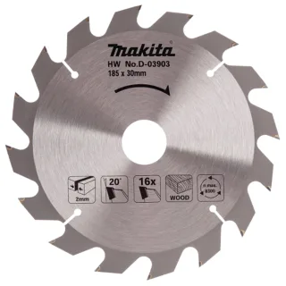 Makita Sägeblatt 185x30/16Z - D-03903