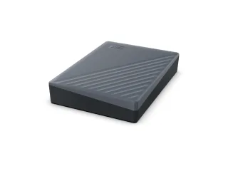 Western Digital WD My Passport grau 5TB | wdbrmd0050bgy-wesn | funktioniert mit USB-C - USB 3.0 Micro-B