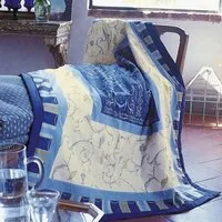 Plaid Plaid Oplontis V9 Blau Beige – Edles Design & Komfort, Bassetti