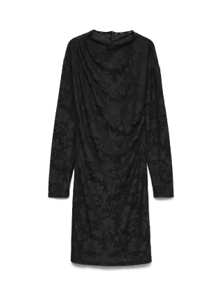 VERO MODA - VMLAYLA LS SHORT DRESS JRS NOOS Black - Gr. - M