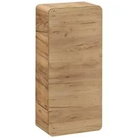 Lomadox Hängeschrank LUTON-56-CRAFT Badezimmer, Wotan Eiche Nb. Nb., B/H/T ca. 35/75/22 cm