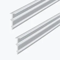 Mai & Mai Duschdichtung Ersatzdichtung für 6mm Glasstärke Wanddichtung Eckabdichtung, L: 200 cm