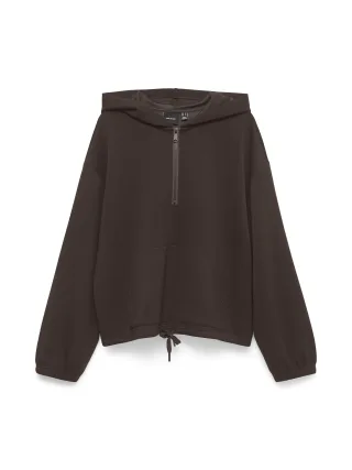 VERO MODA - VMBELLIS LS HOODIE BOO Chocolate Torte - Gr. - S