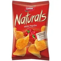 LORENZ Knabberei, Lorenz Naturals Milde Paprika Kartoffelchips in Schale geröstet 95g