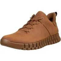 Ecco Gruuv Lea (aus Nubukleder) camelbraun Herren Sneaker