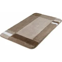 Kleine Wolke Badematte Padova, Badvorleger, Badezimmer Teppich, Höhe 20 mm, rutschhemmend beschichtet, fußbodenheizungsgeeignet, Kunstfaser, rechteckig, Badteppich, modernes Design, mit Bordüre, Kundenliebling