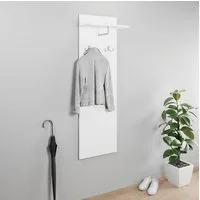 OTTO home Garderobenpaneel Paris (1 St), Wandgarderobe mit Doppelhaken und Kleiderstange (B/T/H): 40/21,5/130cm