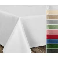 Beautex Tischdecke Fleckenabweisende bügelfreie Tischdecke mit Lotuseffekt, Leinenoptik (1-tlg)