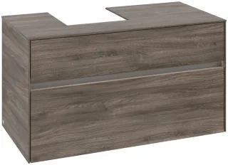 Villeroy & Boch Waschtischunterschrank Collaro C095B0 1000x548x500mm mit Beleuchtung Stone Oak C095B0RK