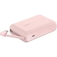Belkin BoostCharge Power Bank 10K mit integrierten Kabeln Powerbank Belkin BOOST CHARGE Power Delivery Powerbank 10.000mAh, white