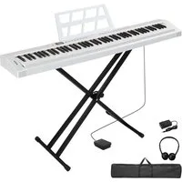 LALAHO Digitalpiano E Piano 88 Tasten, Keyboard für Kinder und Erwachsene, Dual-Bluetooth, mit/ohne Ständer, für Kinder und Erwachsene