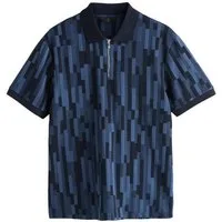Next Poloshirt Gemustertes Poloshirt (1-tlg)