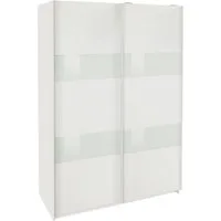 Wimex Schwebetürenschrank Altona mit Glaselementen und zusätzlichen Einlegeböden