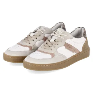 Bullboxer Low Sneaker  Beige - Gr. 37 -  Leder und Synthetik