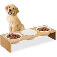 relaxdays Futterstation für Hunde