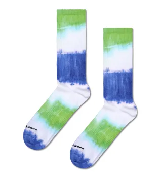 happy socks - Dip Dye Sneaker Sock Weiß - Gr. - 43.5