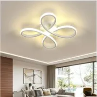Riserva LED Deckenleuchte Moderne Blumen LED Deckenleuchte Weiß 30W Neutralweiß 4000K, LED wechselbar
