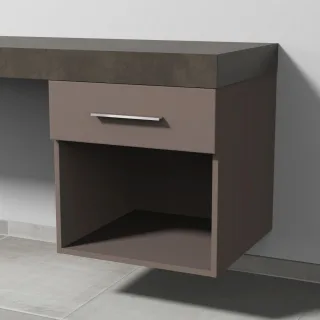 Sanipa Anbau-/Solitärschrank 2morrow (G3353) 510x500x520 Taupe-Matt, G33531T G33531T