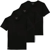 Lacoste Unterziehshirt 3er Pack T-Shirts Crew-Neck Tee (3-St., 3er Pack) mit Markendetails
