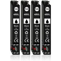 Druckerparadies 4er Pack Druckerpatronen 405 405XL kompatibel für Epson WF-4830 Tintenpatrone (4-tlg)