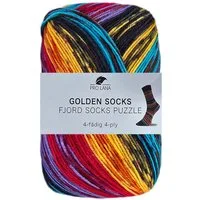 Pro Lana 100 Gramm Pro Lana Golden Socks Fjord Socks Puzzle Farbauswahl Häkelwolle