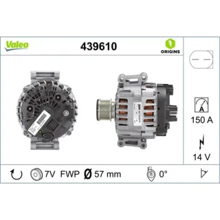 Valeo Generator  150A Mercedes C-Klasse E-Klasse Sprinter 439610