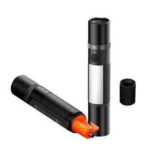 Xiaomi Mijia Multi-functional LED Flashlight Zoomable Ultra Bright Torch Window Breaker 3100mAh Lithium Battery 1000lm S