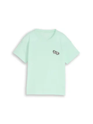 tom tailor kids - Oversize T-Shirt mit Print light bay green - Gr. - 98