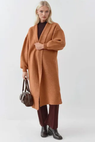Langer Strickjacke Cardigan