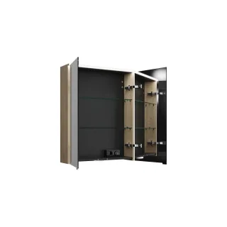 Burgbad Spiegelschrank Eqio 800x650x170 Eiche Dekor Cashmere, SPGT065F3180 SPGT065F3180