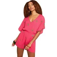 Love & Roses Playsuit Love & Roses Bestickter Playsuit, Regular (1-tlg)