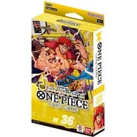 Bandai Sammelkarte One Piece Card Game Eustass Captain Kid Starter Deck ST-36 Englisch