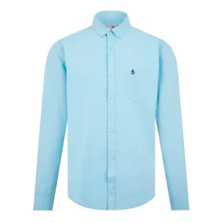 Original Penguin - Button-Down-Hemd für Herren, Oxford Baumwolle (Kühles Blau)